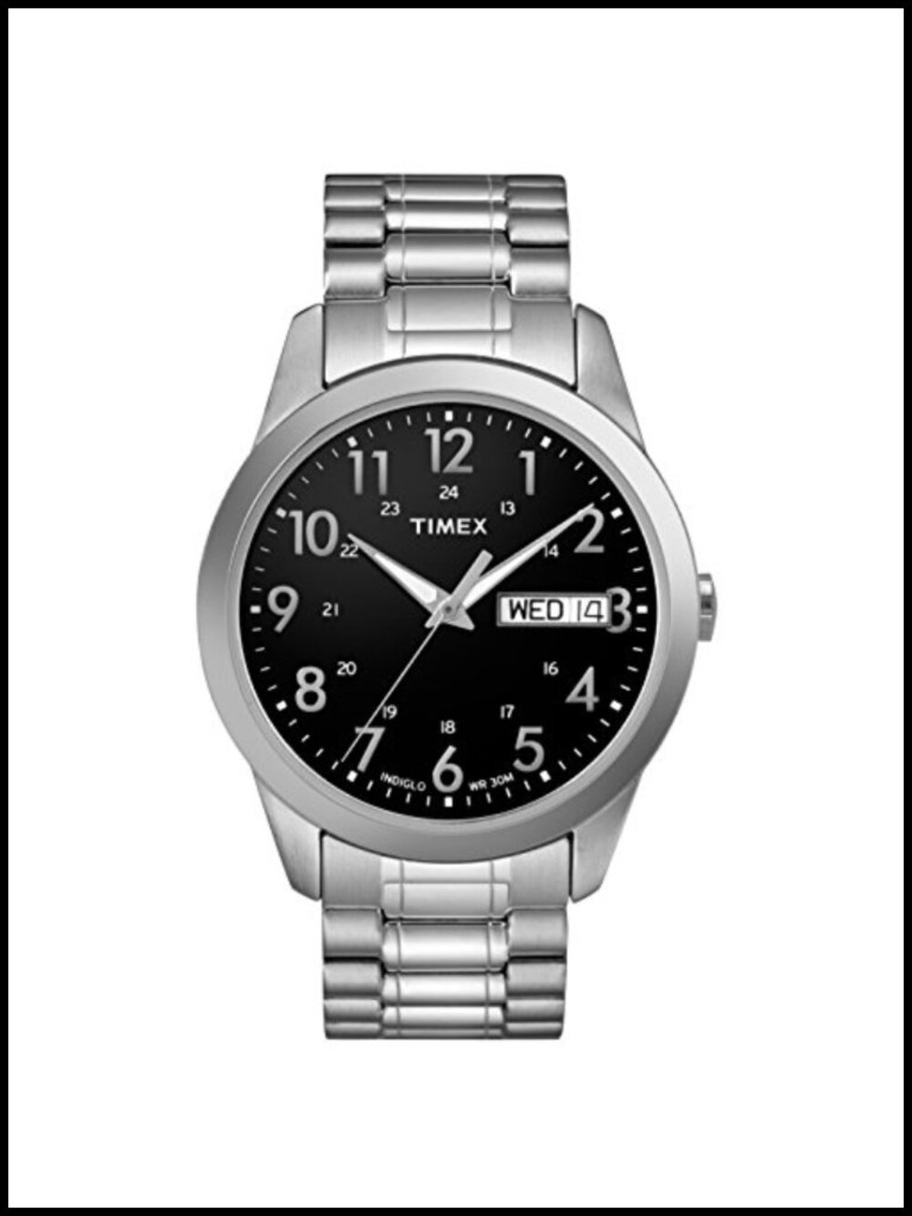 Timex South Street Sport 36mm Watch Box Set Stainless Steel Expansion Band
